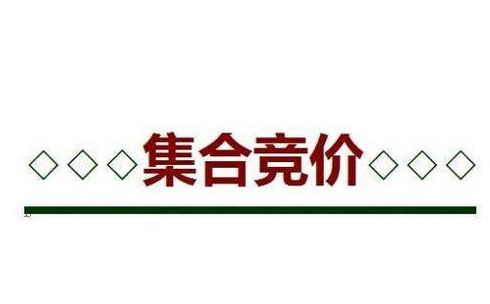 期貨集合競(jìng)價(jià)是什么意思？集合競(jìng)價(jià)
